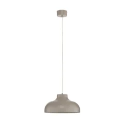 Hängeleuchte Basca, beige, Metall, Ø 40 cm, E27