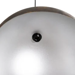 Hängeleuchte Berceste, Ø 60 cm, altmessing, Metall