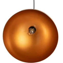 Hängeleuchte Berceste, goldfarben, Metall, Ø 40 cm, E27