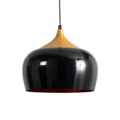 Hängeleuchte Berceste 212-S Ø30cm schwarz/gold