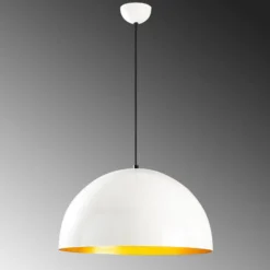 Hängeleuchte Berceste 234-S Ø50cm weiß/gold