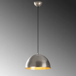 Hängeleuchte Berceste 231-S, silberfarben, Metall, Ø 30 cm