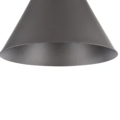Hängeleuchte Bicones in Anthrazit, Ø 22cm