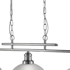 Hängeleuchte Bistro, 3-flammig, silber
