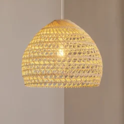 Hängeleuchte BOHO, Ø 60 cm, naturbraun, Rattan, E27