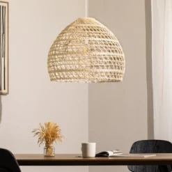 Hängeleuchte BOHO, Ø 60 cm, naturbraun, Rattan, E27