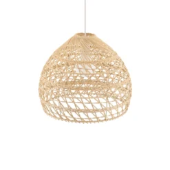 Hängeleuchte BOHO, Ø 43 cm, naturbraun, Rattan, E27