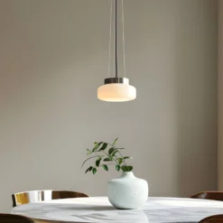 Hängeleuchte BonBon, creme, Ø 16 cm, Glas
