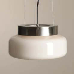 Hängeleuchte BonBon, creme, Ø 25 cm, Glas