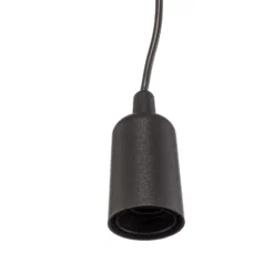 Hängeleuchte Brasil, schwarz, einflammig