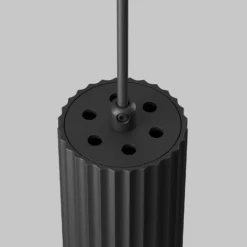 Hängeleuchte Calipso, schwarz, Ø 5,6 cm, Metall, GU10