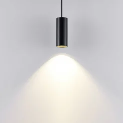 Hängeleuchte CAN, schwarz, Höhe 15 cm, Ø 6 cm, Metall, GU10