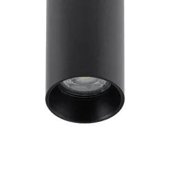 Hängeleuchte CAN, schwarz, Höhe 15 cm, Ø 6 cm, Metall, GU10