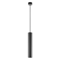 Hängeleuchte CAN, schwarz, Höhe 35 cm, Ø 6 cm, Metall, GU10