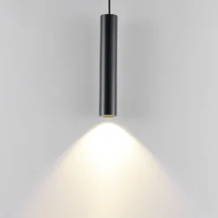 Hängeleuchte CAN, schwarz, Höhe 35 cm, Ø 6 cm, Metall, GU10