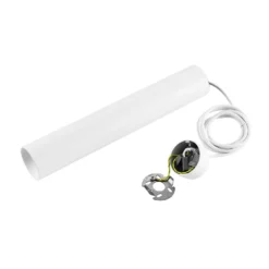 Hängeleuchte CAN, weiß, Höhe 35 cm, Ø 6 cm, Metall, GU10