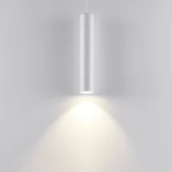 Hängeleuchte CAN, weiß, Höhe 35 cm, Ø 6 cm, Metall, GU10