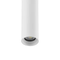 Hängeleuchte CAN, weiß, Höhe 35 cm, Ø 6 cm, Metall, GU10