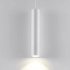 Hängeleuchte CAN, weiß, Höhe 35 cm, Ø 6 cm, Metall, GU10