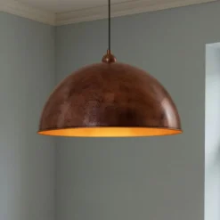 Hängeleuchte Casimir, kupfer brüniert, Ø 50 cm, Metall, E27