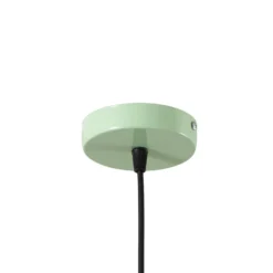 Hängeleuchte Chris, mintgrün/weiß, Ø 35 cm, Metall