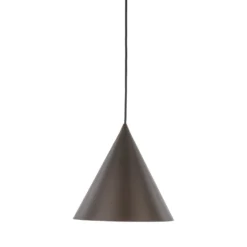 Hängeleuchte Cono, einflammig, Ø 27 cm, bronzefarben
