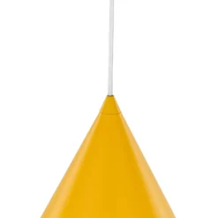 Hängeleuchte Cono, einflammig, Ø 32 cm, gelb