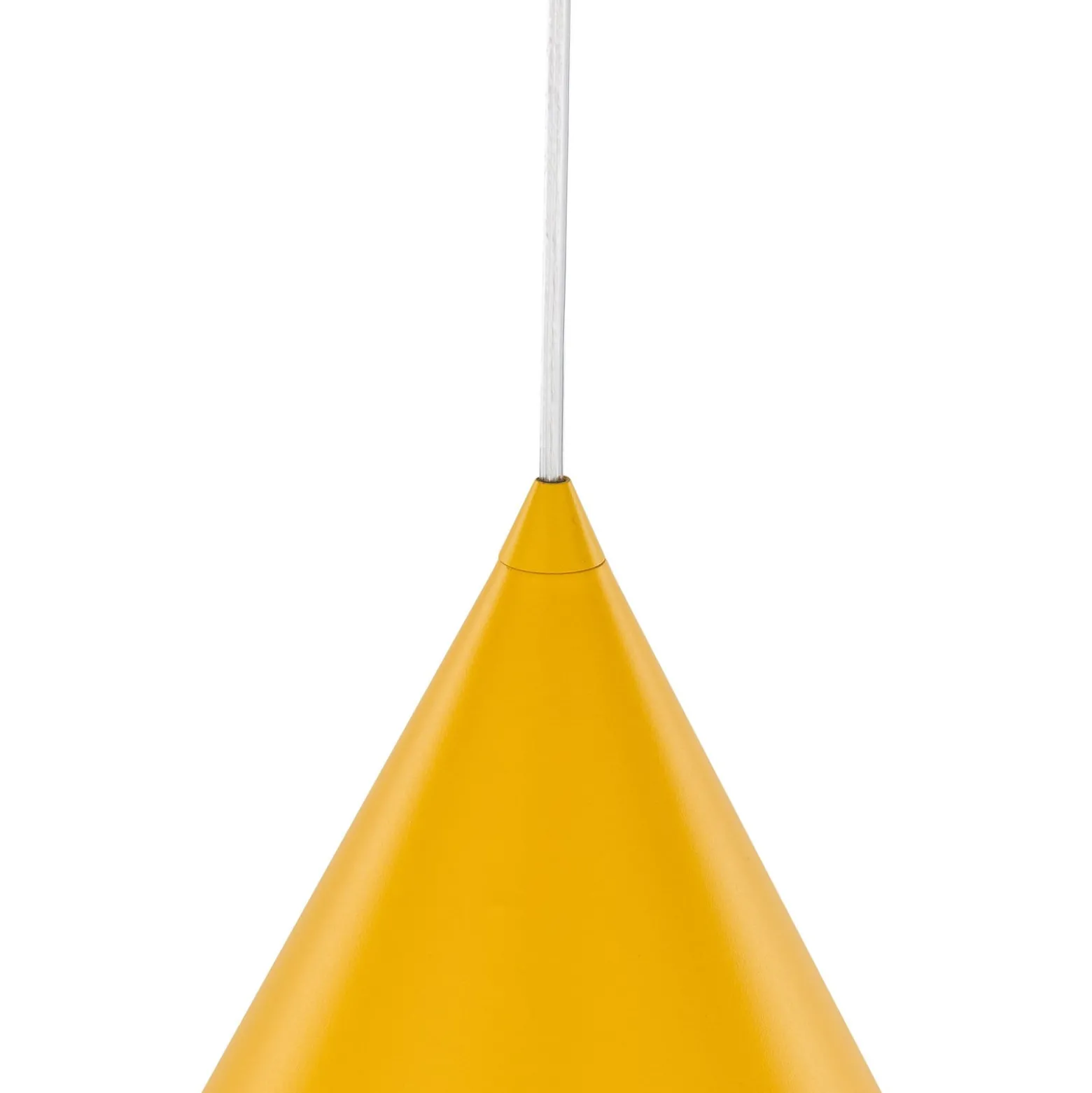 Hängeleuchte Cono, einflammig, Ø 32 cm, gelb