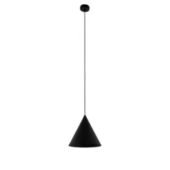 Hängeleuchte Cono, einflammig, Ø 27 cm, schwarz