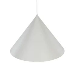 Hängeleuchte Cono, 1-flammig, Ø 50 cm, beige, E27
