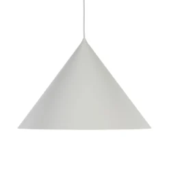 Hängeleuchte Cono, 1-flammig, Ø 50 cm, beige, E27