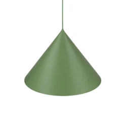 Hängeleuchte Cono, 1-flammig, Ø 50 cm, grün, E27