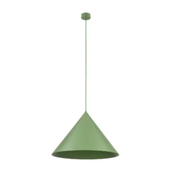 Hängeleuchte Cono, 1-flammig, Ø 50 cm, grün, E27