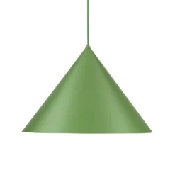 Hängeleuchte Cono, 1-flammig, Ø 50 cm, grün, E27