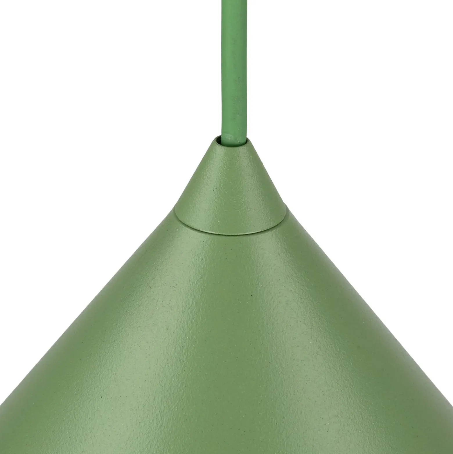 Hängeleuchte Cono, 1-flammig, Ø 50 cm, grün, E27