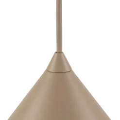 Hängeleuchte Cono, 1-flammig, Ø 50 cm, sand, E27