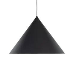 Hängeleuchte Cono, 1-flammig, Ø 50 cm, schwarz, E27