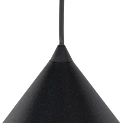 Hängeleuchte Cono, 1-flammig, Ø 50 cm, schwarz, E27