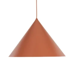 Hängeleuchte Cono, 1-flammig, Ø 50 cm, terracotta, E27