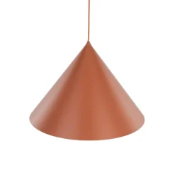 Hängeleuchte Cono, 1-flammig, Ø 50 cm, terracotta, E27