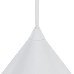 Hängeleuchte Cono, 1-flammig, Ø 50 cm, weiß, E27