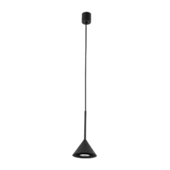 Hängeleuchte Cono Mini, 1-flammig, Ø 12 cm, schwarz GU10