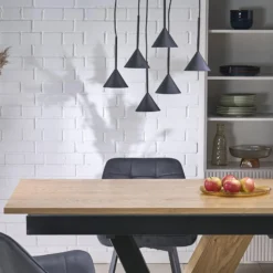 Hängeleuchte Cono Mini, 6-flammig, schwarz GU10