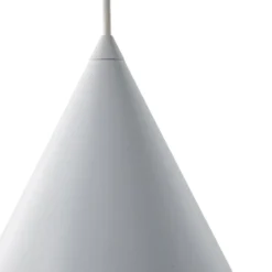 Hängeleuchte Cono, weiß, Ø 19 cm, Stahl, einflammig