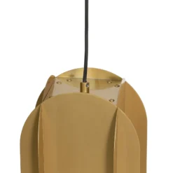 Hängeleuchte Corner, goldfarben, Höhe 35 cm, Metall, E27