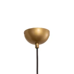 Hängeleuchte Corner, goldfarben, Höhe 35 cm, Metall, E27