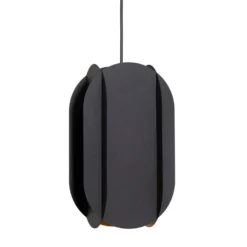 Hängeleuchte Corner, schwarz, Höhe 35 cm, Metall, E27