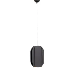 Hängeleuchte Corner, schwarz, Höhe 35 cm, Metall, E27