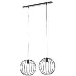 Hängeleuchte Cumera 2fl. lang, Ø Schirme 30 cm