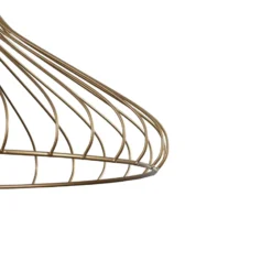 Hängeleuchte Depay, goldfarben, 1-flammig, Metall, Ø 36 cm